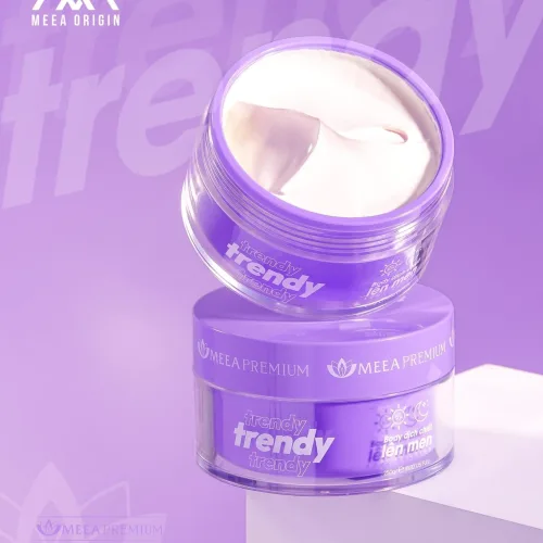 Kem body Trendy Meea Origin dịch chiết lên men, kèm gói ủ bơ