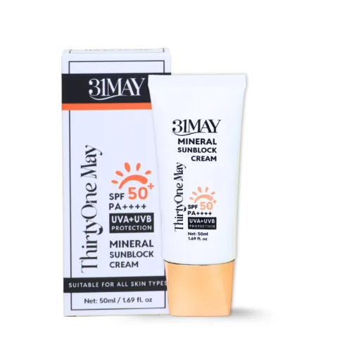 31May Mineral Sunblock Cream SPF50+ PA++++ 50ml – một lựa chọn đáng tham khảo trong 31may