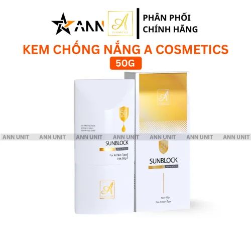 Nơi lấy sỉ kem Chống Nắng A Cosmetics Ultra Violet Sunblock Mỹ Phẩm Phương Anh 50g Phiên Bản Mới