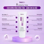 Chuyên sỉ kem Chống Nắng B3 InnoSkin Màu Tím Cho Da Dầu