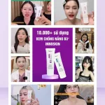 Shop sỉ kem Chống Nắng B3 InnoSkin Màu Xanh Cho Da Khô