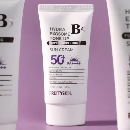 Chỗ sỉ kem Chống Nắng B5 PrettySkin 50ml Màu Tím - Hỗ Trợ Chống Nắng Dưỡng Sáng Cải Thiện Lão Hóa Da