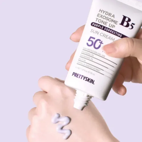 Chỗ sỉ kem Chống Nắng B5 PrettySkin 50ml Màu Tím - Hỗ Trợ Chống Nắng Dưỡng Sáng Cải Thiện Lão Hóa Da