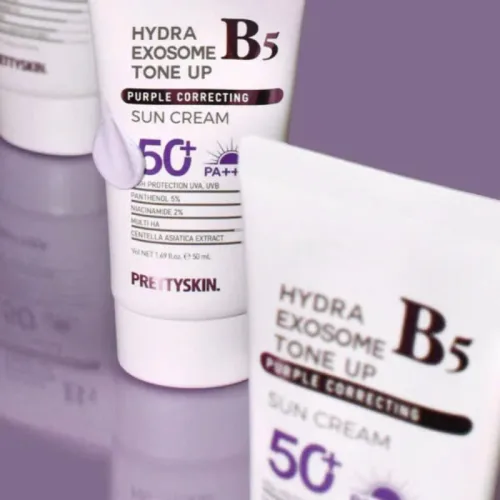 Chỗ sỉ kem Chống Nắng B5 PrettySkin 50ml Màu Tím - Hỗ Trợ Chống Nắng Dưỡng Sáng Cải Thiện Lão Hóa Da