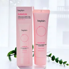 Chuyên sỉ kem Chống Nắng Beplain Sunmuse Tone Up Màu Hồng Dâu 50ml