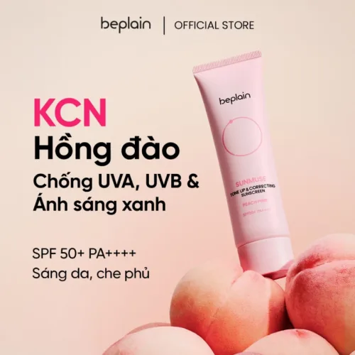 Chuyên sỉ kem Chống Nắng Beplain Sunmuse Tone Up Màu Hồng Dâu 50ml