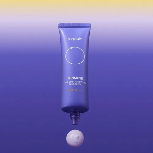 Chuyên sỉ kem Chống Nắng Beplain Sunmuse Tone Up Màu Tím Đậm - Dành Cho Da Dầu Xỉn Màu 50ml