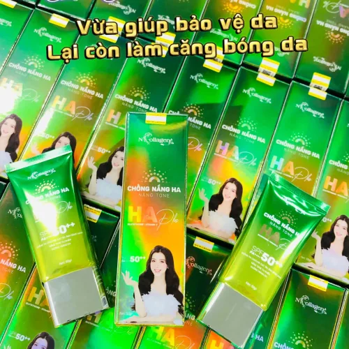 Chỗ sỉ kem Chống Nắng HA Plus N Collagen Nâng Tone