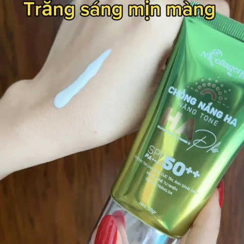 Chỗ sỉ kem Chống Nắng HA Plus N Collagen Nâng Tone