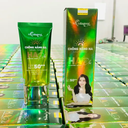 Chỗ sỉ kem Chống Nắng HA Plus N Collagen Nâng Tone