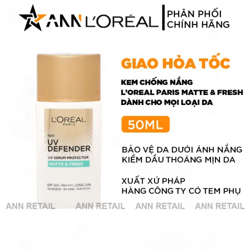 L'Oréal Paris Matte & Fresh Airlicium SPF50+ PA++++ 50ml