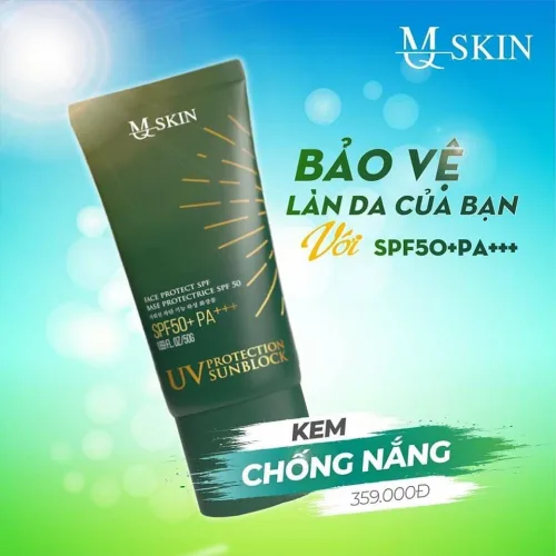 Nguồn hàng sỉ kem Chống Nắng MQ Skin