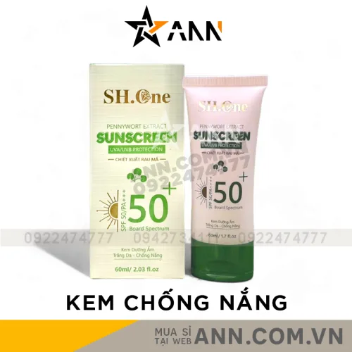 Chuyên sỉ kem Chống Nắng SH One Chiết Xuất Rau Má 60ml