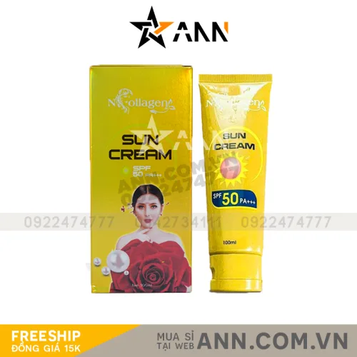 Chuyên sỉ kem Chống Nắng Sun Cream N Collagen