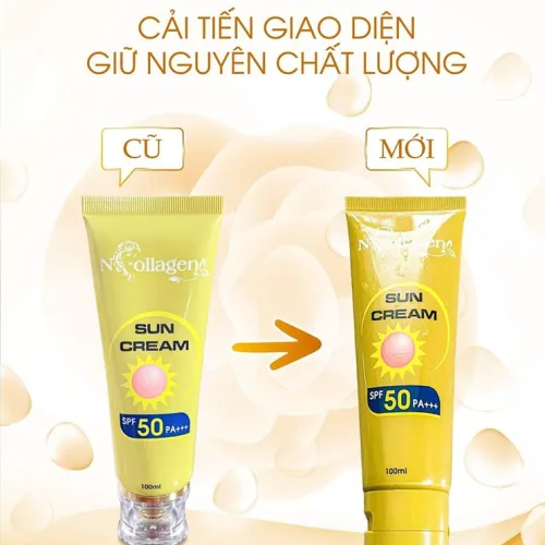 Chuyên sỉ kem Chống Nắng Sun Cream N Collagen