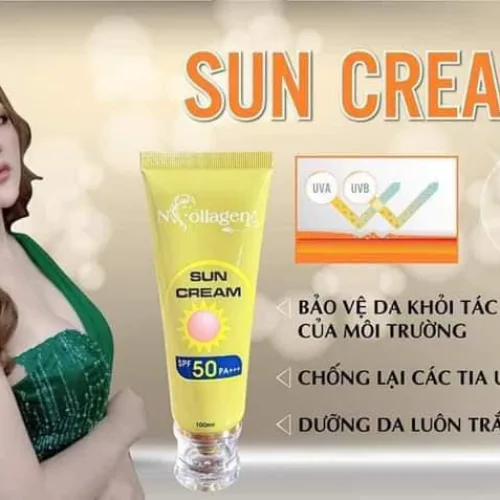 Chuyên sỉ kem Chống Nắng Sun Cream N Collagen