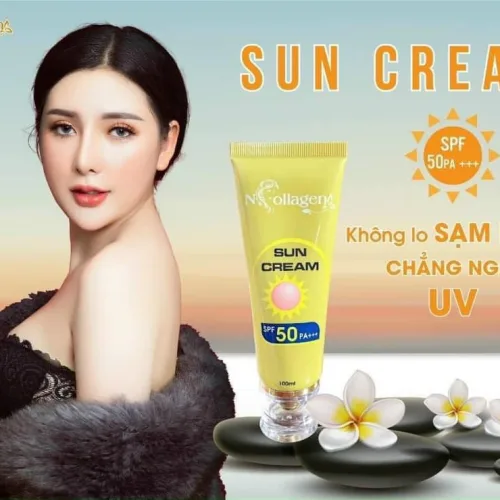 Chuyên sỉ kem Chống Nắng Sun Cream N Collagen