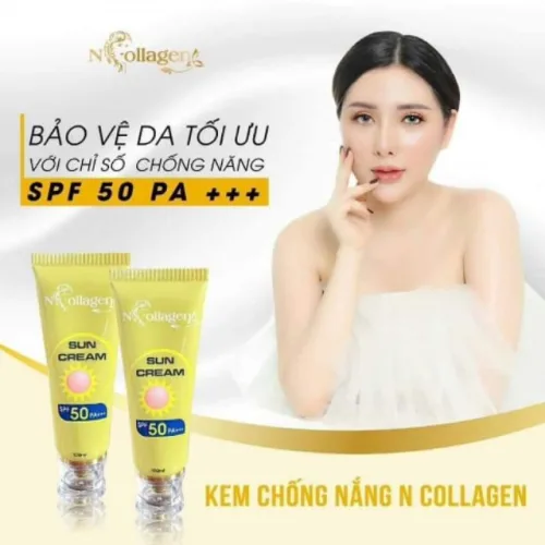 Chuyên sỉ kem Chống Nắng Sun Cream N Collagen