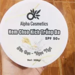 Shop sỉ kem Chua Kích Trắng Da Body Sữa Gạo Ngọc Trai Alpha Cosmetic 200g - Kem Cốt Trắng Da Body