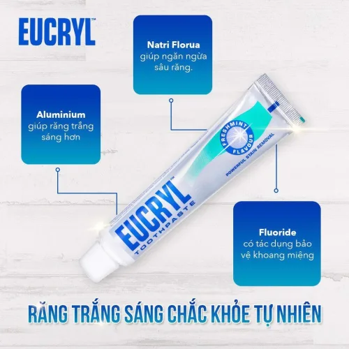 Nguồn hàng sỉ kem Đánh Răng Giảm Hôi Miệng Eucryl Toothpaste 50ml Của Anh