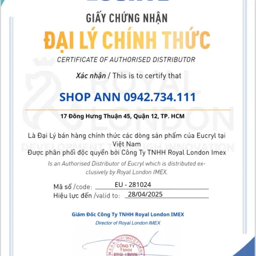 Nguồn hàng sỉ kem Đánh Răng Giảm Hôi Miệng Eucryl Toothpaste 50ml Của Anh