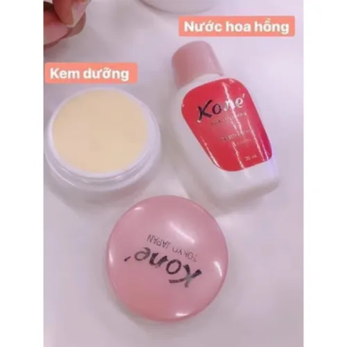 Chuyên sỉ bộ Kem Dưỡng Kone 4g & Nước Hoa Hồng Kone 25ml Hàng Chính Hãng