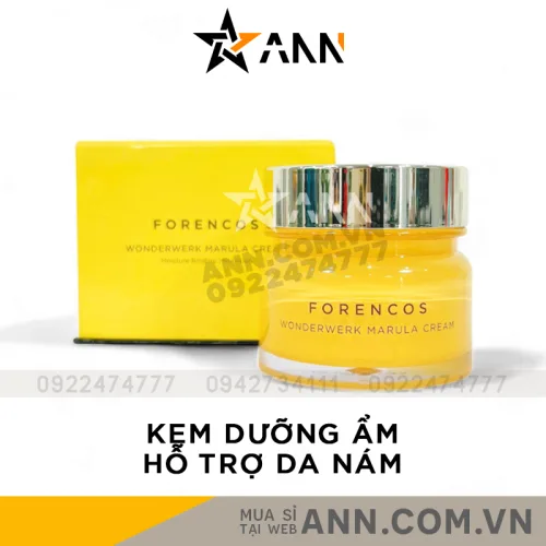 Shop sỉ kem Dưỡng Forencos Màu Vàng Wonderwerk Marula Cream 50ml