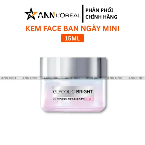 Chuyên sỉ kem Dưỡng L'Oreal Sáng Mịn Mờ Thâm Nám Ban Ngày Size Mini 15ml