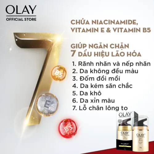 Nơi lấy sỉ kem Dưỡng Ẩm Da Olay Total Effects 7 In One Spf 15 Ban Ngày 50g