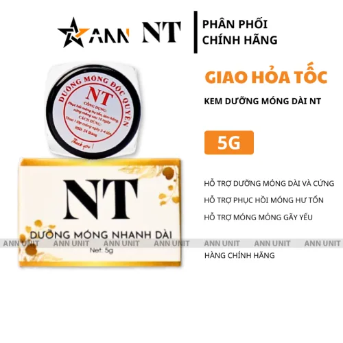 Chuyên sỉ kem Dưỡng Móng NT 5g Hỗ Trợ Bảo Vệ Và Nuôi Dưỡng Móng Dài