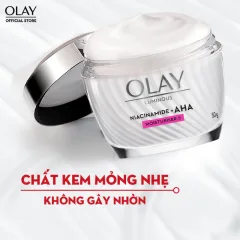 Shop sỉ kem Dưỡng Olay Luminous Niacinamide + AHA Moisturizer 50g
