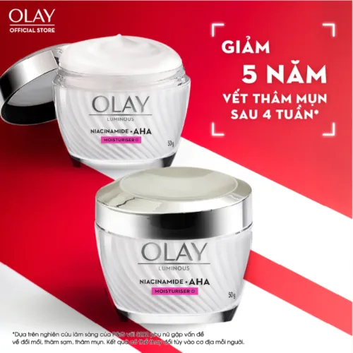 Shop sỉ kem Dưỡng Olay Luminous Niacinamide + AHA Moisturizer 50g