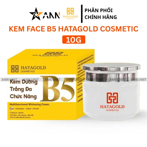 Kem dưỡng da B5 Hatagold Cosmetics màu trắng, tuýp 10g