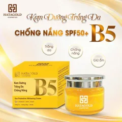 Chuyên sỉ kem Dưỡng Sáng Da B5 Hatagold Cosmetics Màu Vàng 10g