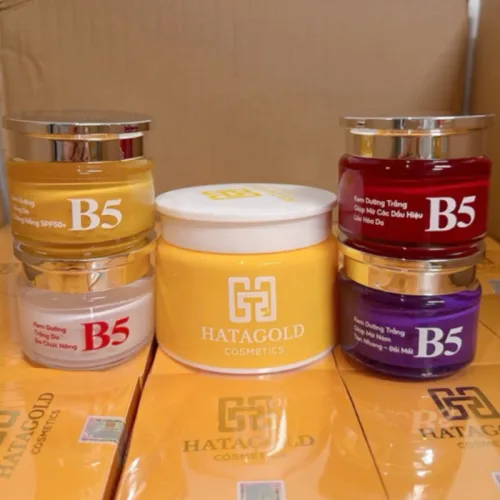 Chuyên sỉ kem Dưỡng Sáng Da B5 Hatagold Cosmetics Màu Vàng 10g