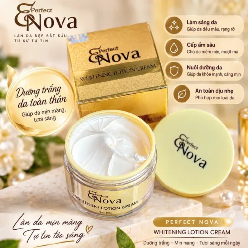 Kem dưỡng sáng body Enova Perfect Whitening Lotion Cream 185g