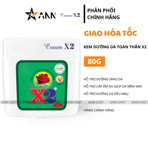 Chuyên sỉ kem Dưỡng Sáng Da Toàn Thân Cream X2 Đăng Dương 80g