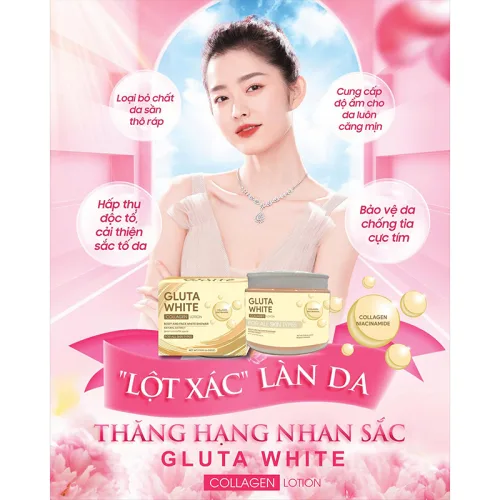 Shop sỉ kem Dưỡng Trắng Da Body Gluta White 170g