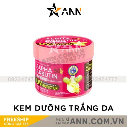 Nơi lấy sỉ kem Dưỡng Trắng Da Chống Nắng Alpha Arbutin Thái Lan 500g