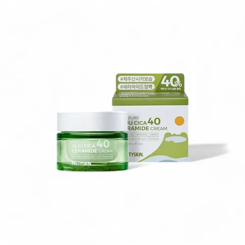Kem Dưỡng Trắng Da Prettyskin The Pure Chiết Xuất Rau Má Ceramide Cream 52ml – một lựa chọn đáng tham khảo trong prettyskin