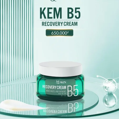 Shop sỉ kem B5 MQ Skin Dưỡng Trắng Da Recovery Cream