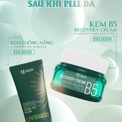 Shop sỉ kem B5 MQ Skin Dưỡng Trắng Da Recovery Cream