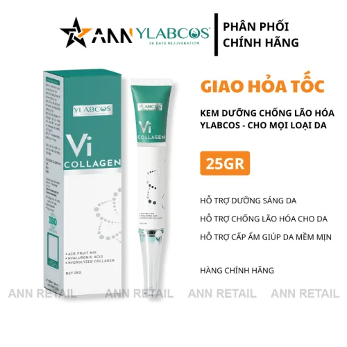 Nơi lấy sỉ kem Dưỡng Ylabcos Rejuvenating Cream Vi Collagen Dr Lacir 25g - Giúp Chống Lão Hóa & Trẻ Hóa Da