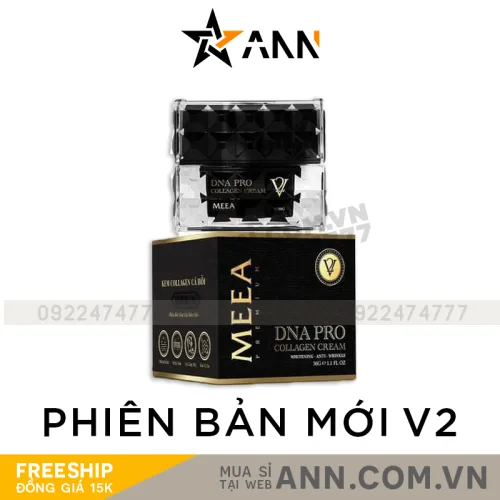 Chỗ sỉ kem Face Collagen Cá Hồi DNA Pro V2 Meea Origin Phiên Bản Mới 30g