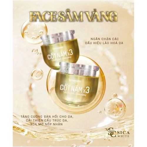 Chỗ sỉ kem Face Cốt Nám X3 Sica White Tinh Chất Sâm Vàng 30gr