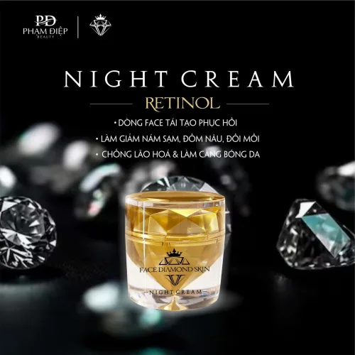 Kem đêm Retinol Diamond Skin Phạm Điệp Beauty