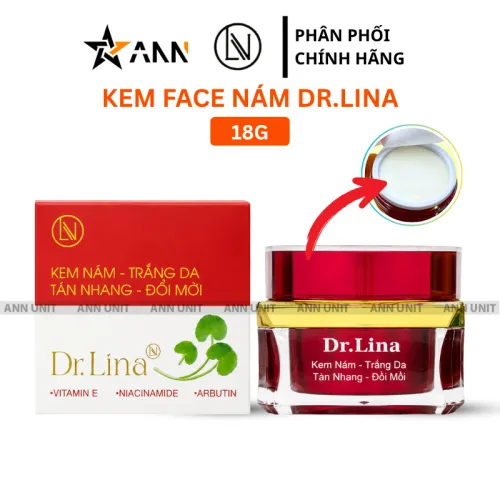 Nơi lấy sỉ kem Face Dr Lina Đỏ Mờ Nám Sáng Da Giảm Tàn Nhang Đồi Mồi 18g