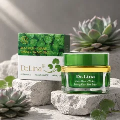 Kem Face Dr Lina Xanh 18g giúp giảm mụn, mờ thâm, mờ sẹo và sáng da