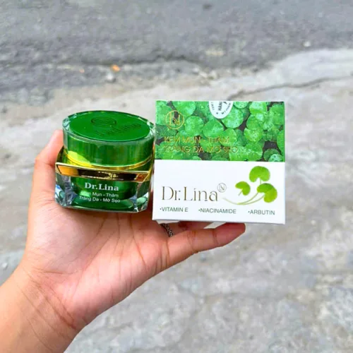 Kem Face Dr Lina Xanh 18g giúp giảm mụn, mờ thâm, mờ sẹo và sáng da