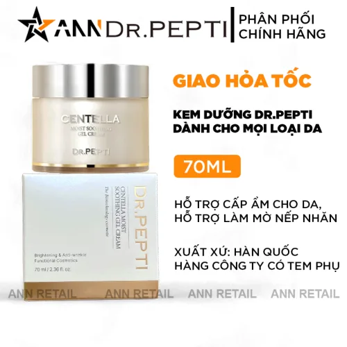 Dr.Pepti Centella Kem Dưỡng Ẩm 70ml Hàn Quốc